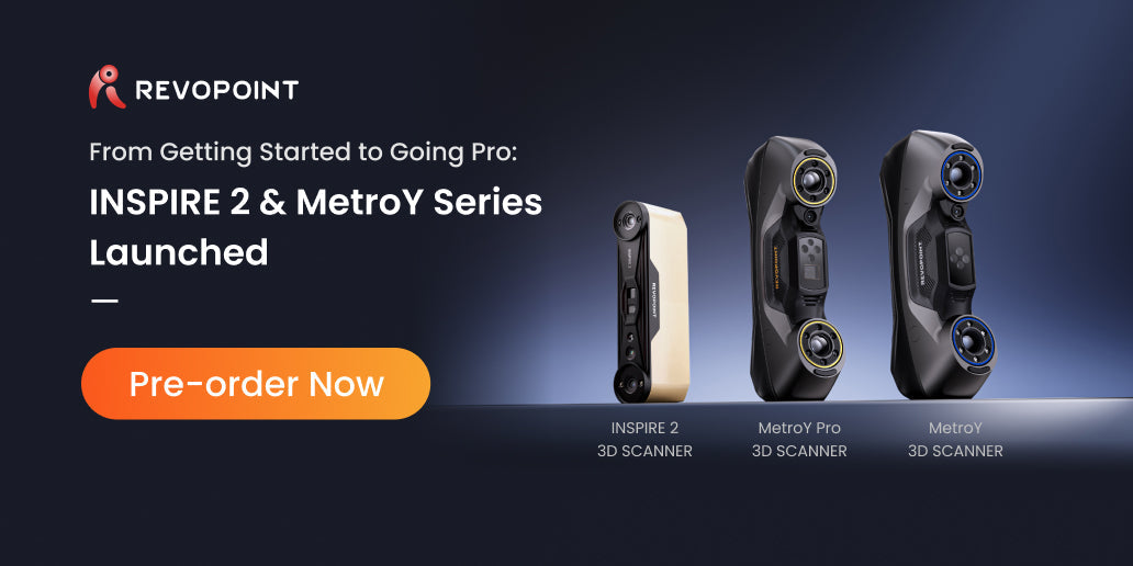 Introducing the INSPIRE 2 and MetroY Series: Versatile and Precise 3D Scanners