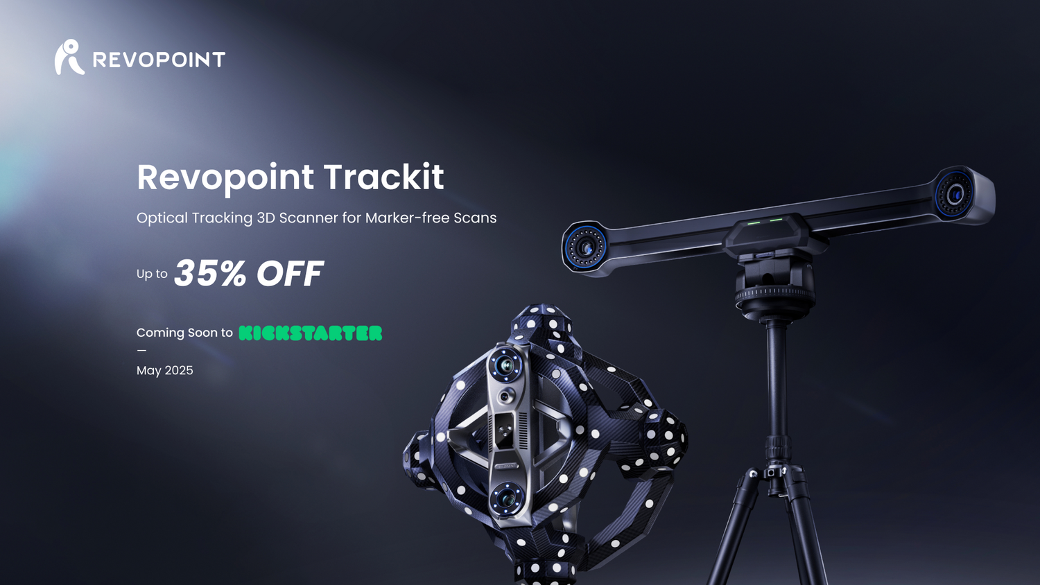 Revopoint Trackit 3D Tracking Scanner is Launching on Kickstarter Soon!