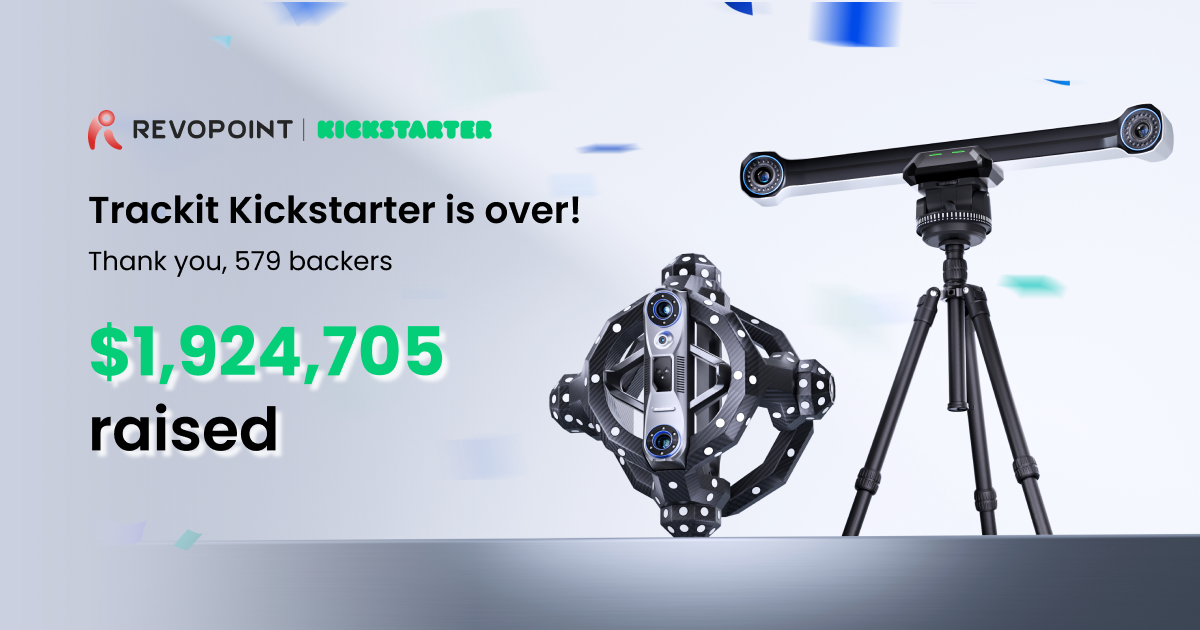 Kickstarter Finshed: Revopoint Trackit Now Available for Pre-order