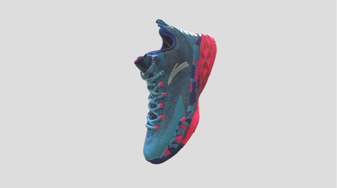 Color sneaker(generated by Revopoint POP 2)