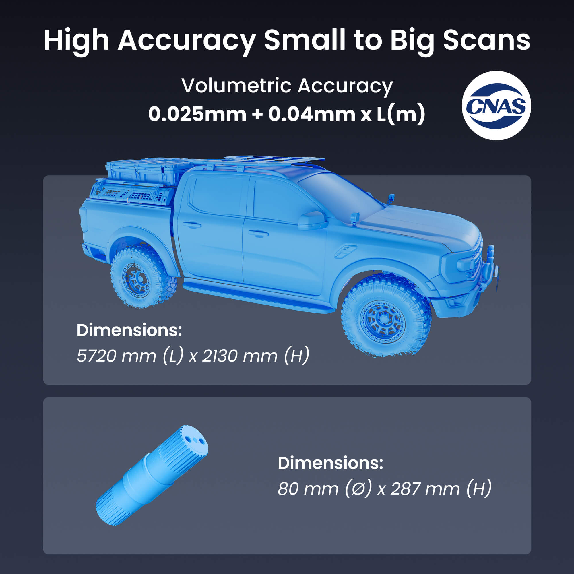 revopoint trackit accuracy
