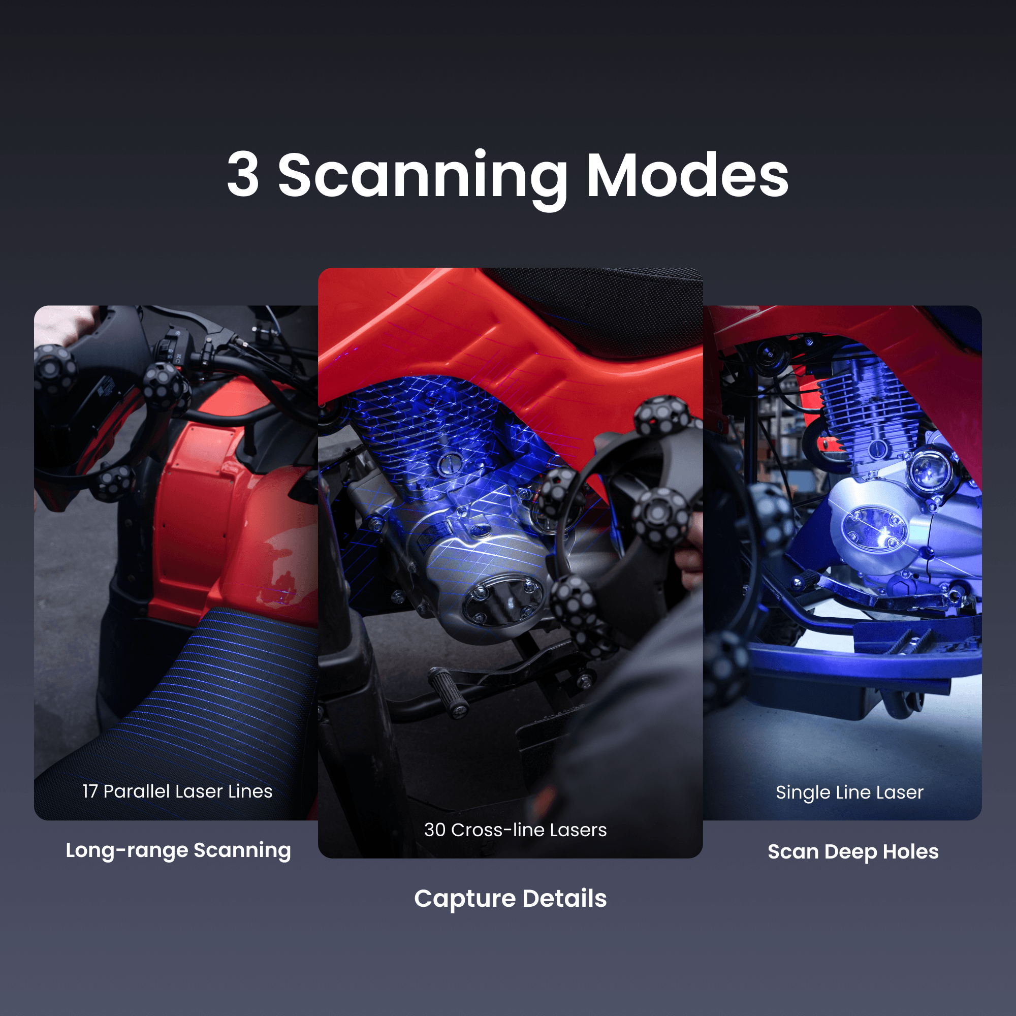 Revopoint Trackit SR: Wireless Optical Tracking 3D Scanner for Marker-free Scans