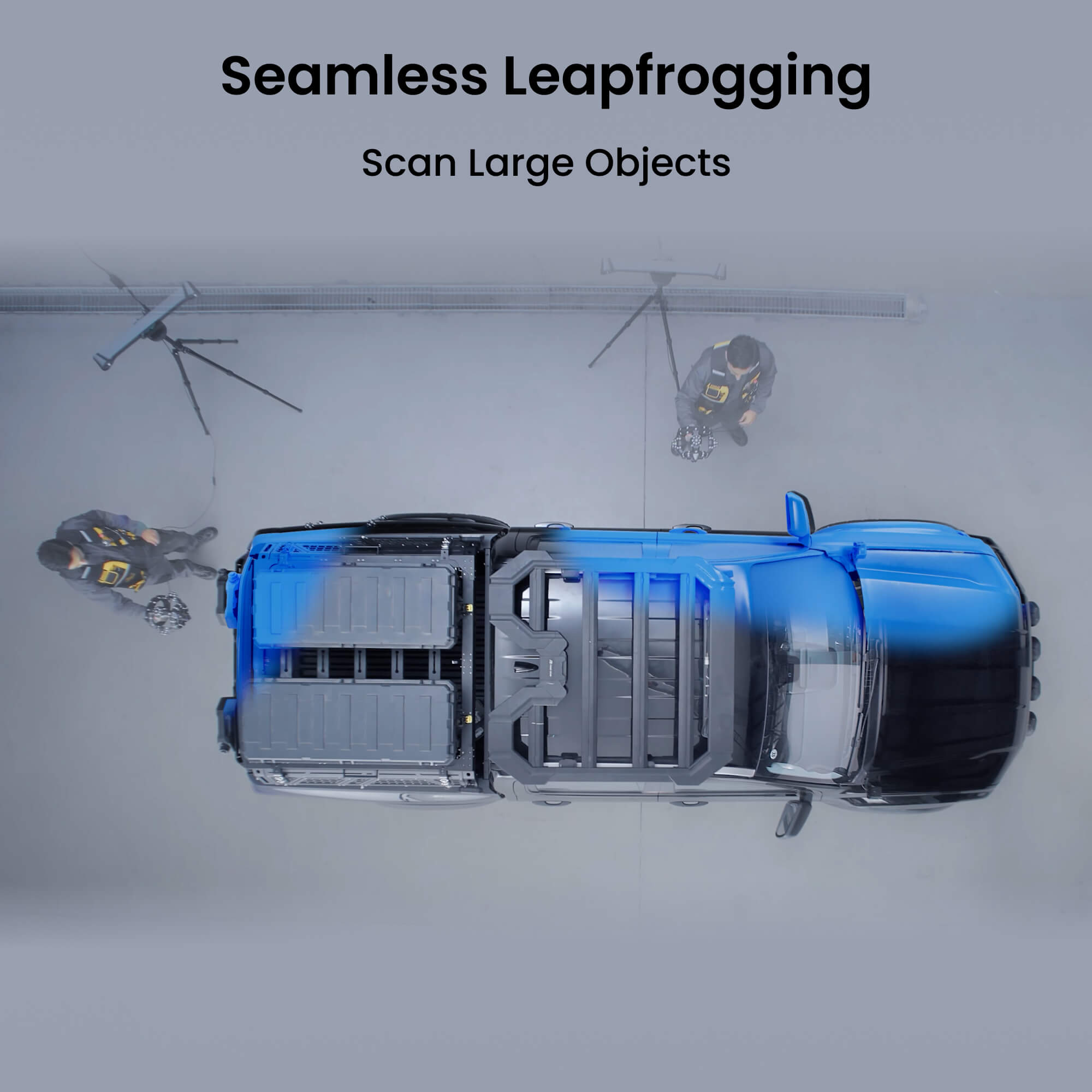 revopoint trackit large objects scanning