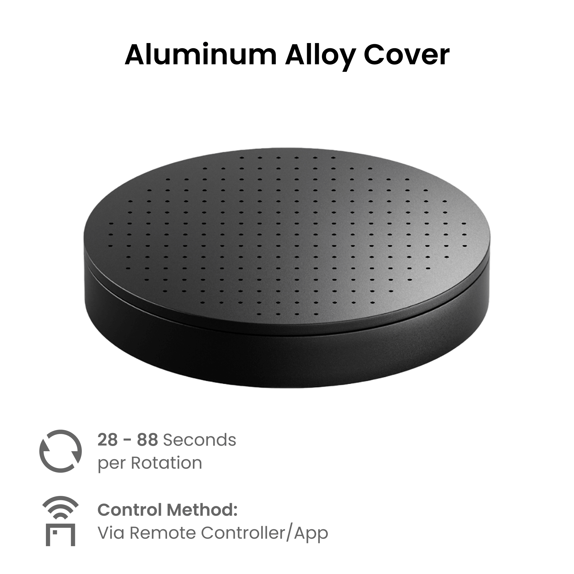 Grand plateau tournant électrique