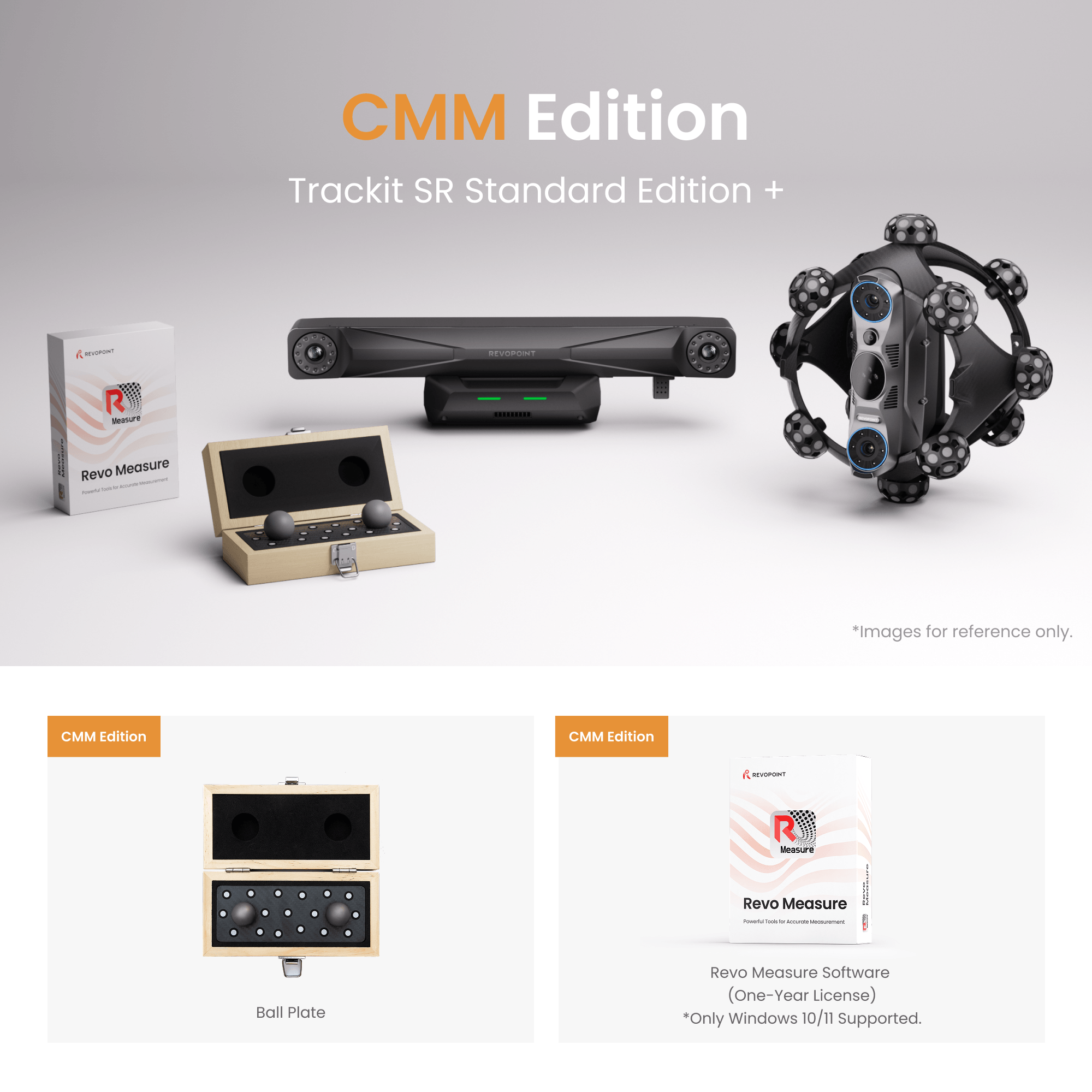 Revopoint Trackit SR: Wireless Optical Tracking 3D Scanner for Marker-free Scans