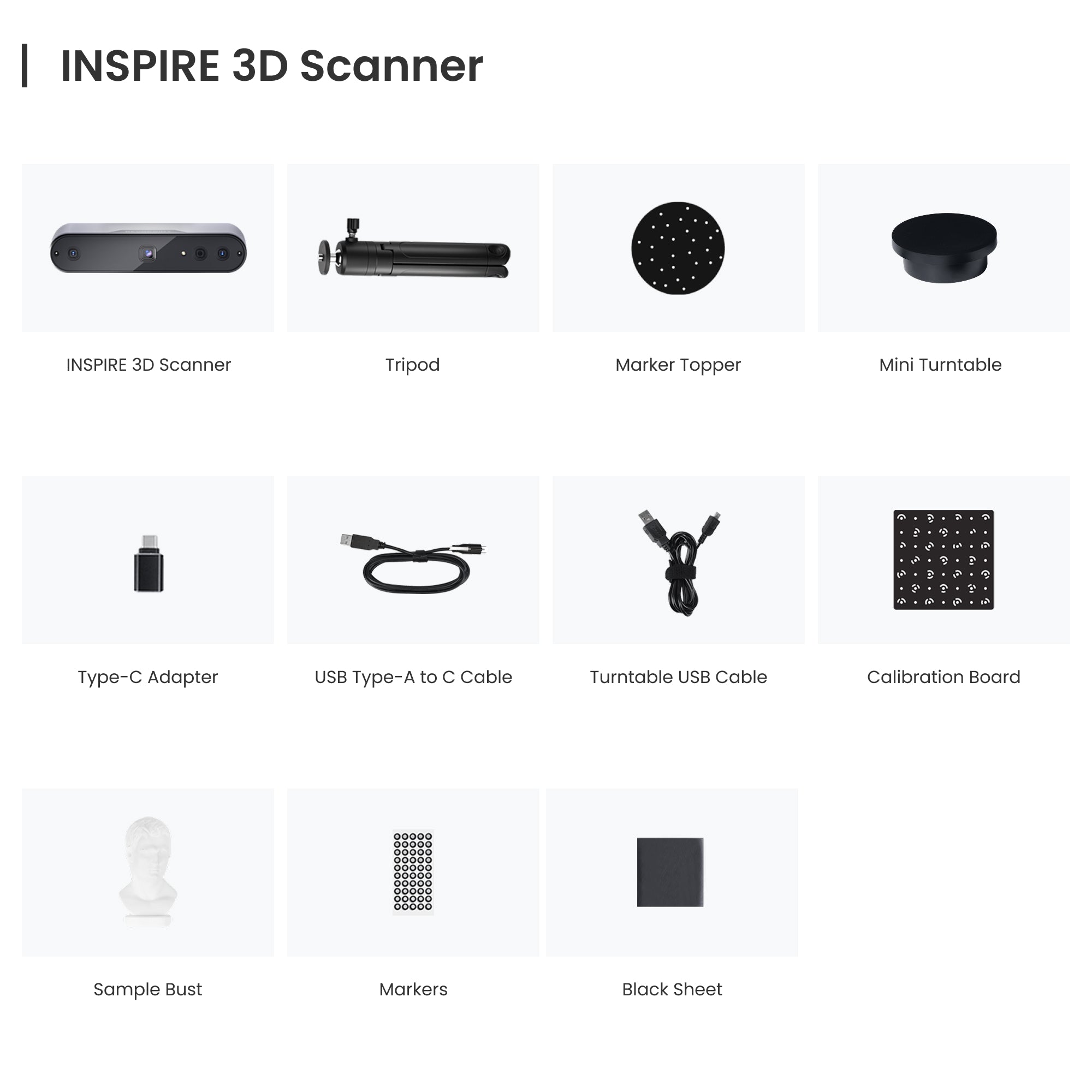 INSPIRE 3D Scanner (Refurbished Unit)