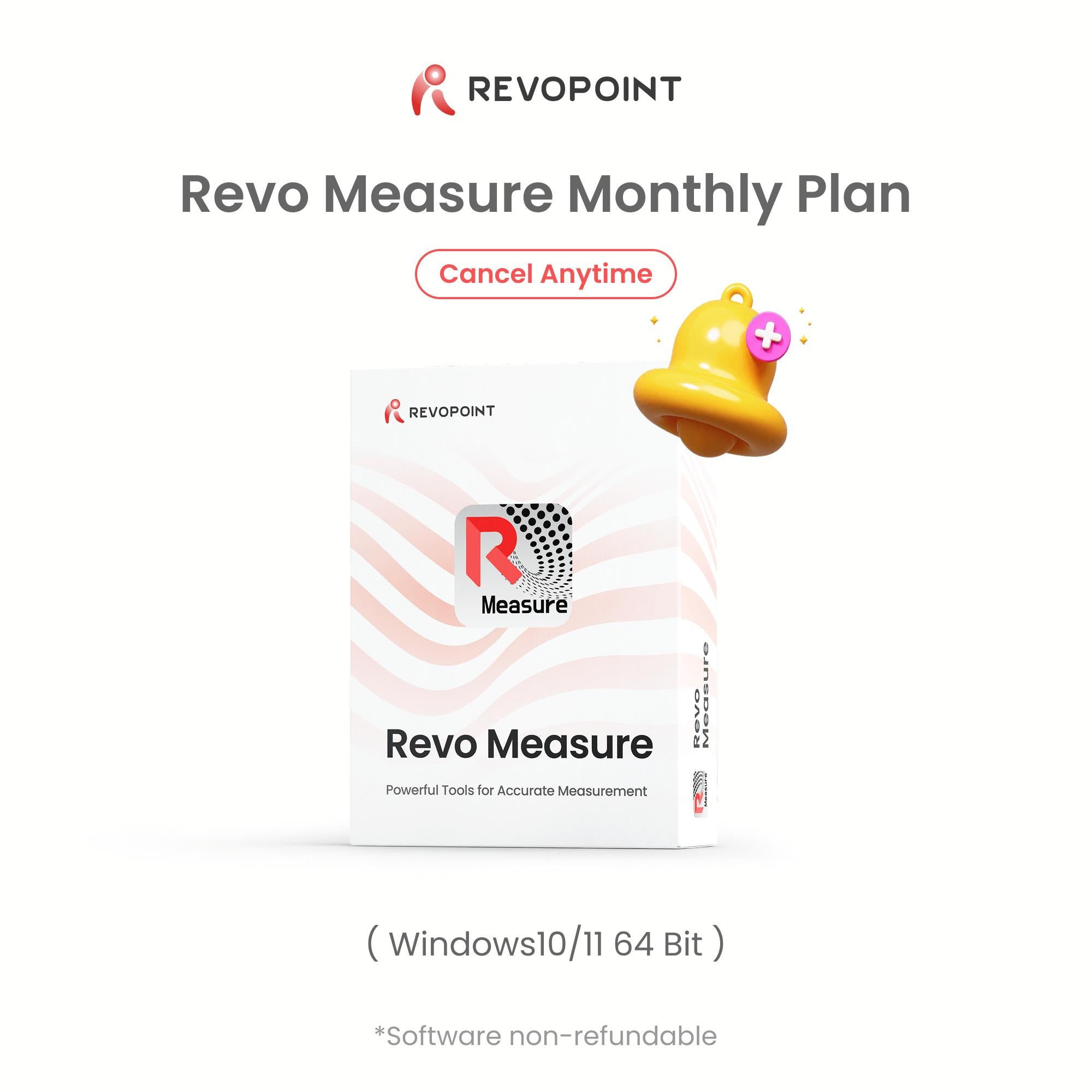 Revo Measure Monthly Plan — Professional 3D Measurement & GD&T Software