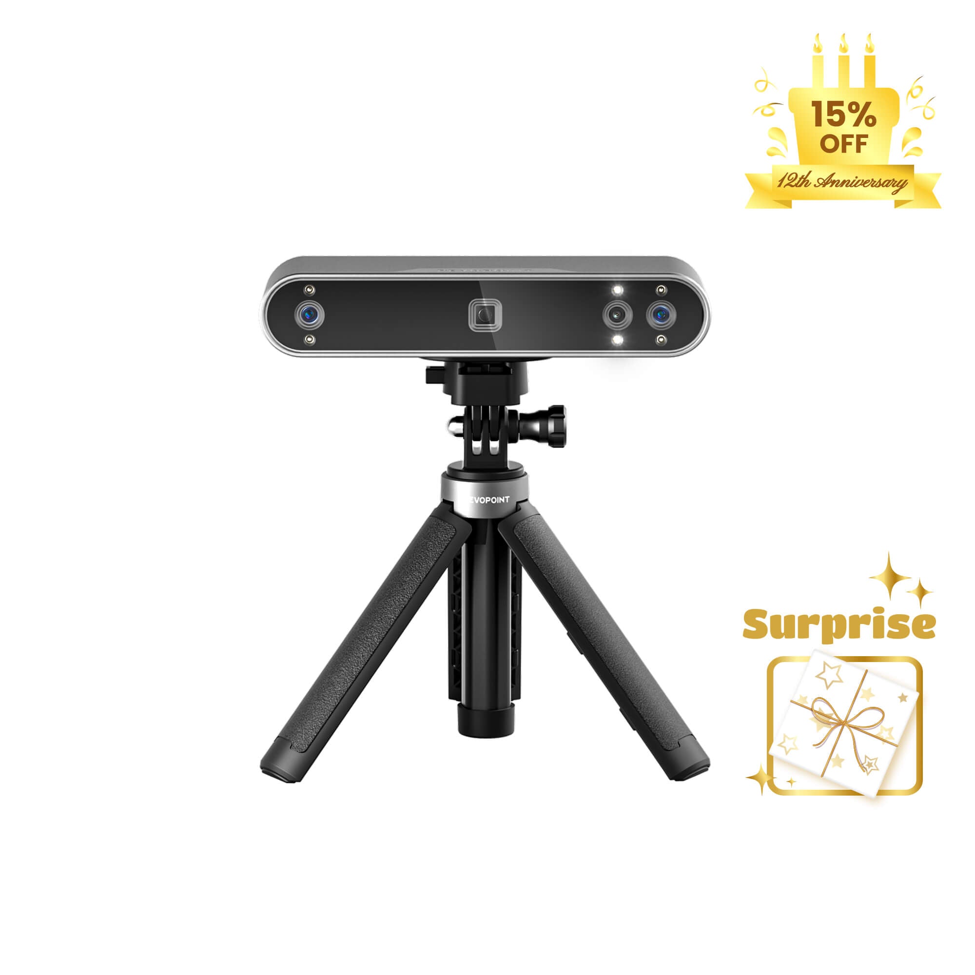 POP 3 Plus: The Handheld 3D Scanner with Color Scans - Revopoint