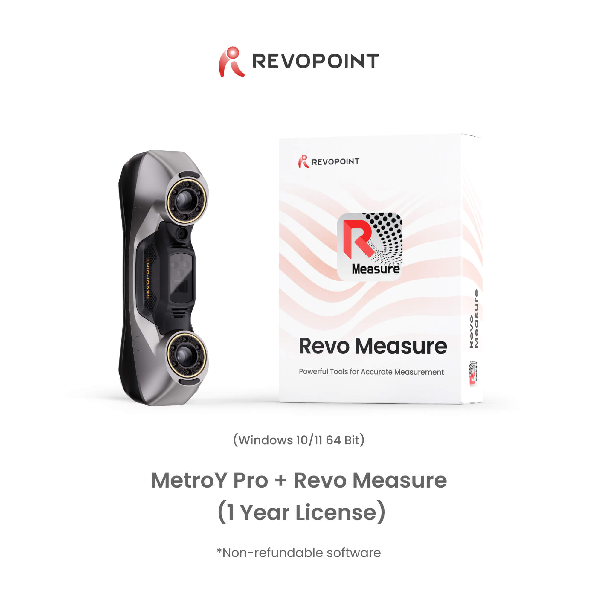 Revopoint MetroY & MetroY Pro : Scanners 3D laser bleu sans fil pour petites et moyennes pièces