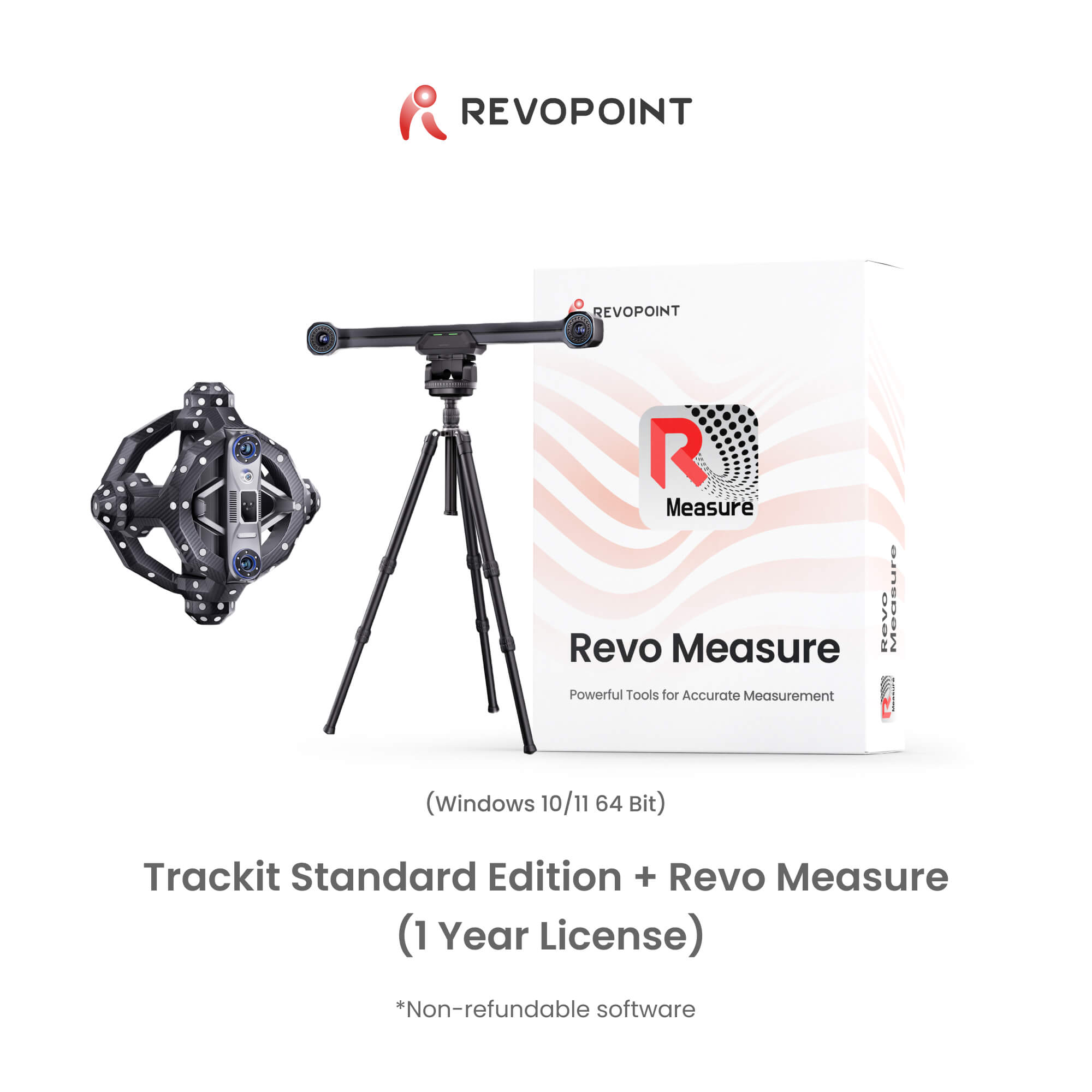 Revopoint Trackit : Scanner 3D à suivi optique pour des scans sans marqueurs