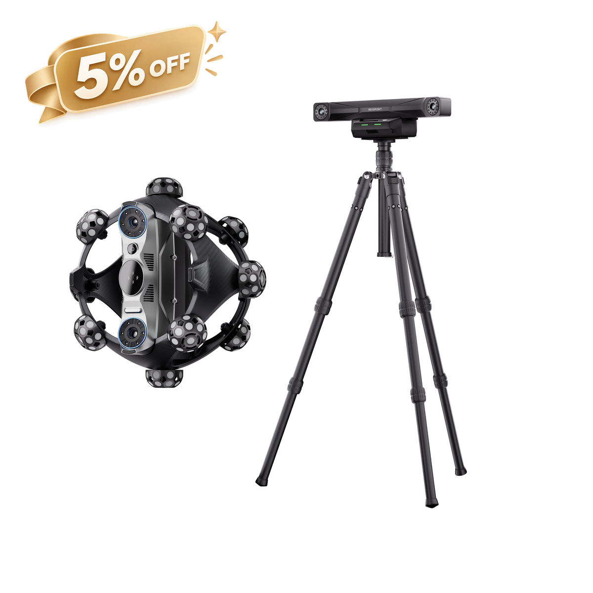 Revopoint Trackit SR: Wireless Optical Tracking 3D Scanner for Marker-free Scans
