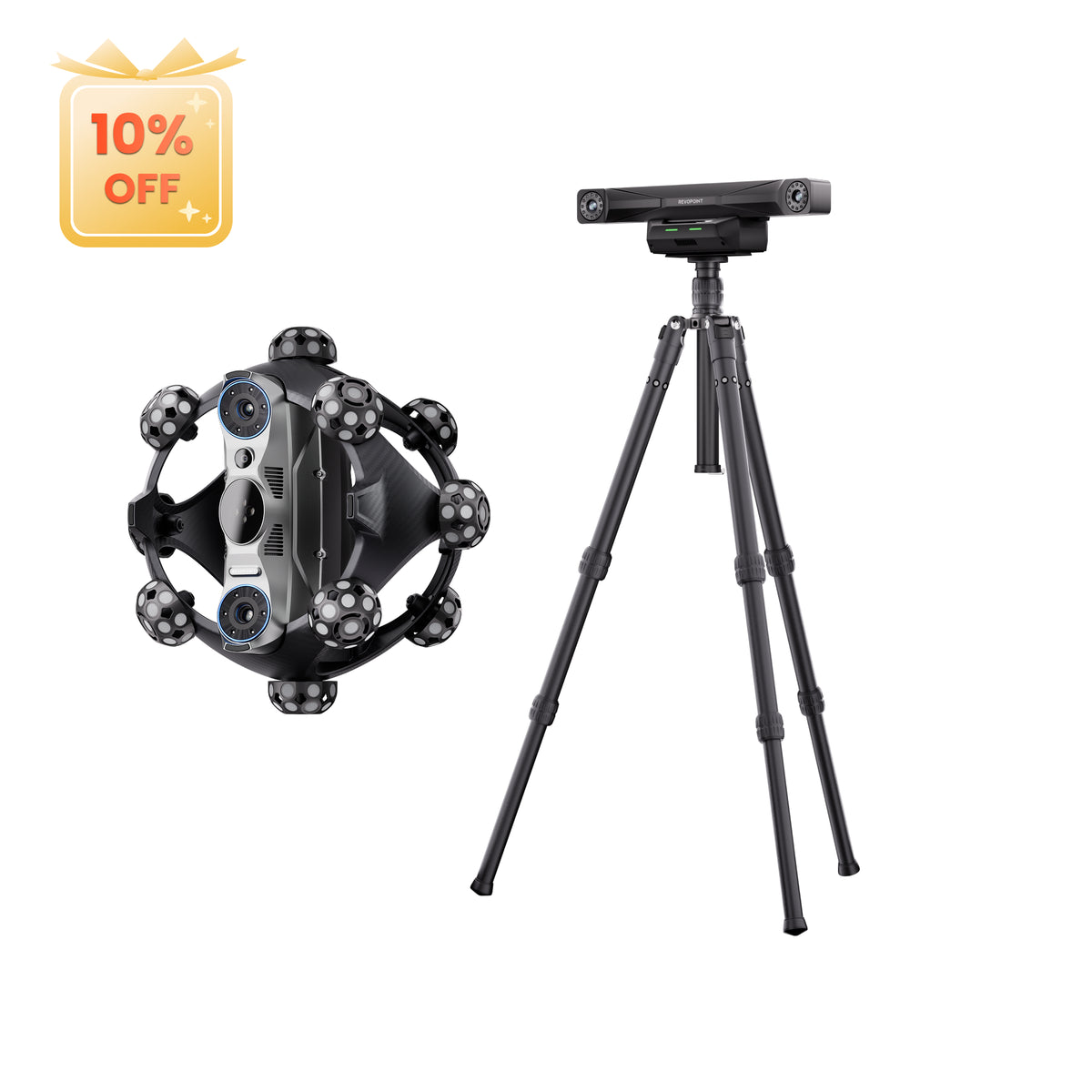 Revopoint Trackit SR: Wireless Optical Tracking 3D Scanner for Marker-free Scans