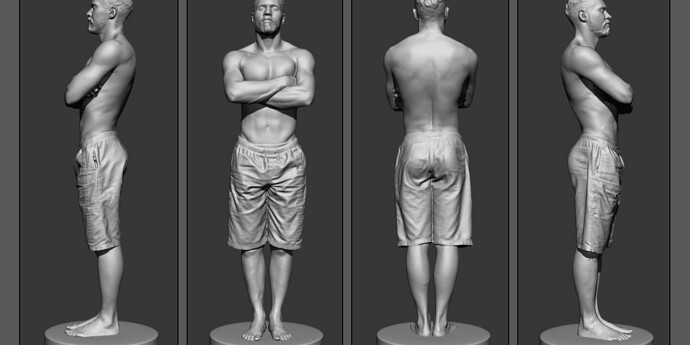 The application of 3D body scanners in body 3D modeling