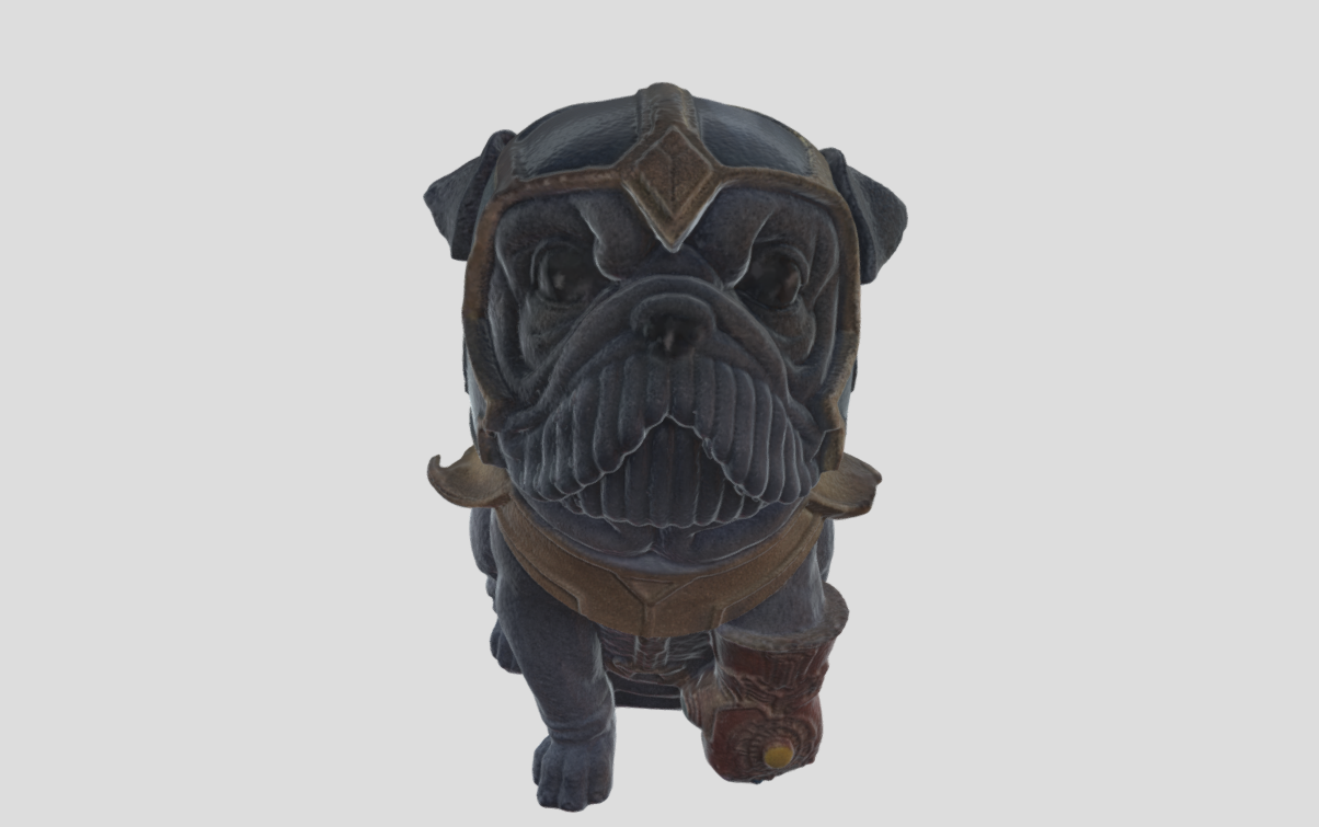 Thanos Shaped Bulldog（scanned by Revopoint MINI）