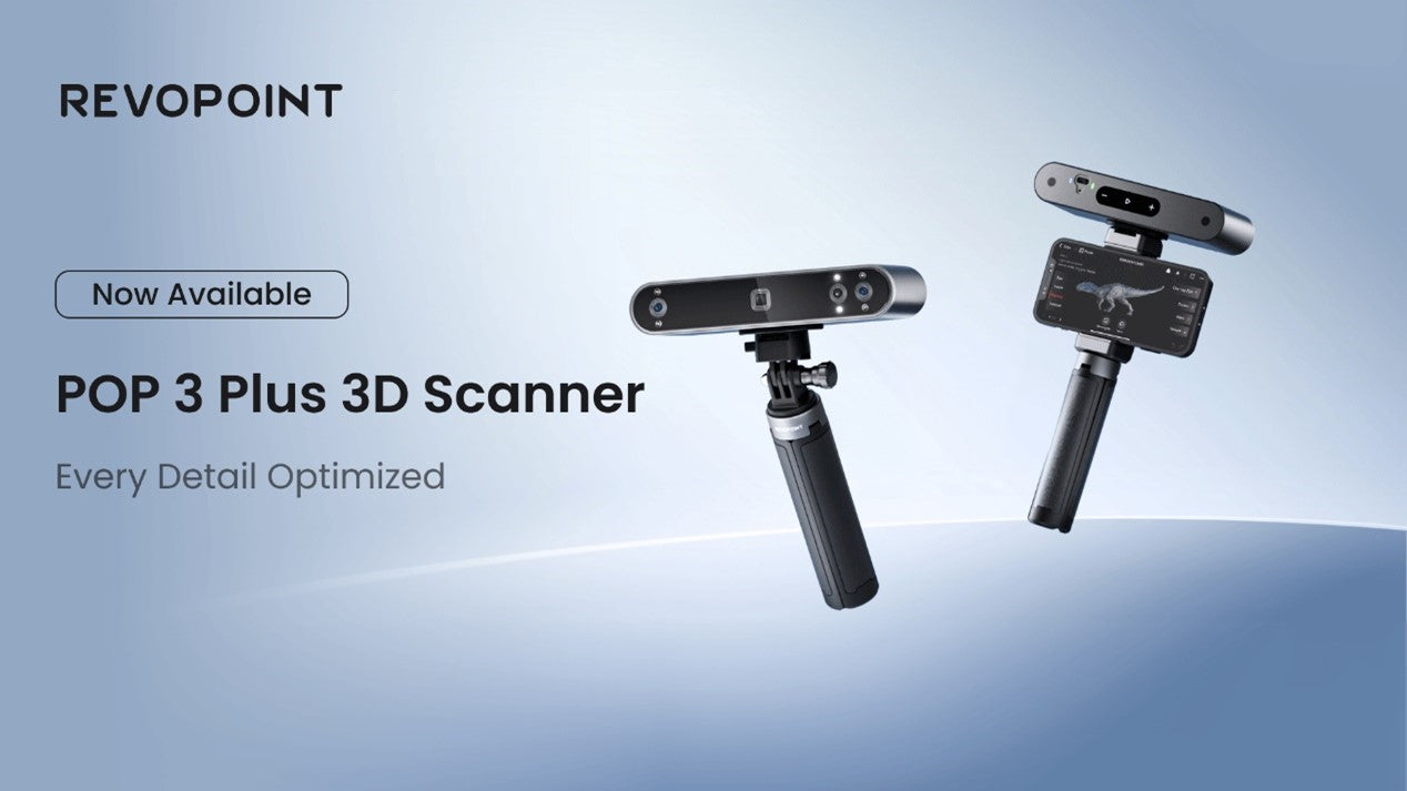 Revopoint POP 3 Plus 3D Scanner Launches