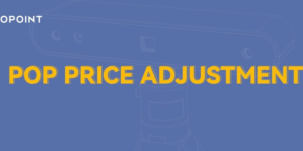 POP 3D Scanner Price Adjustment Notification