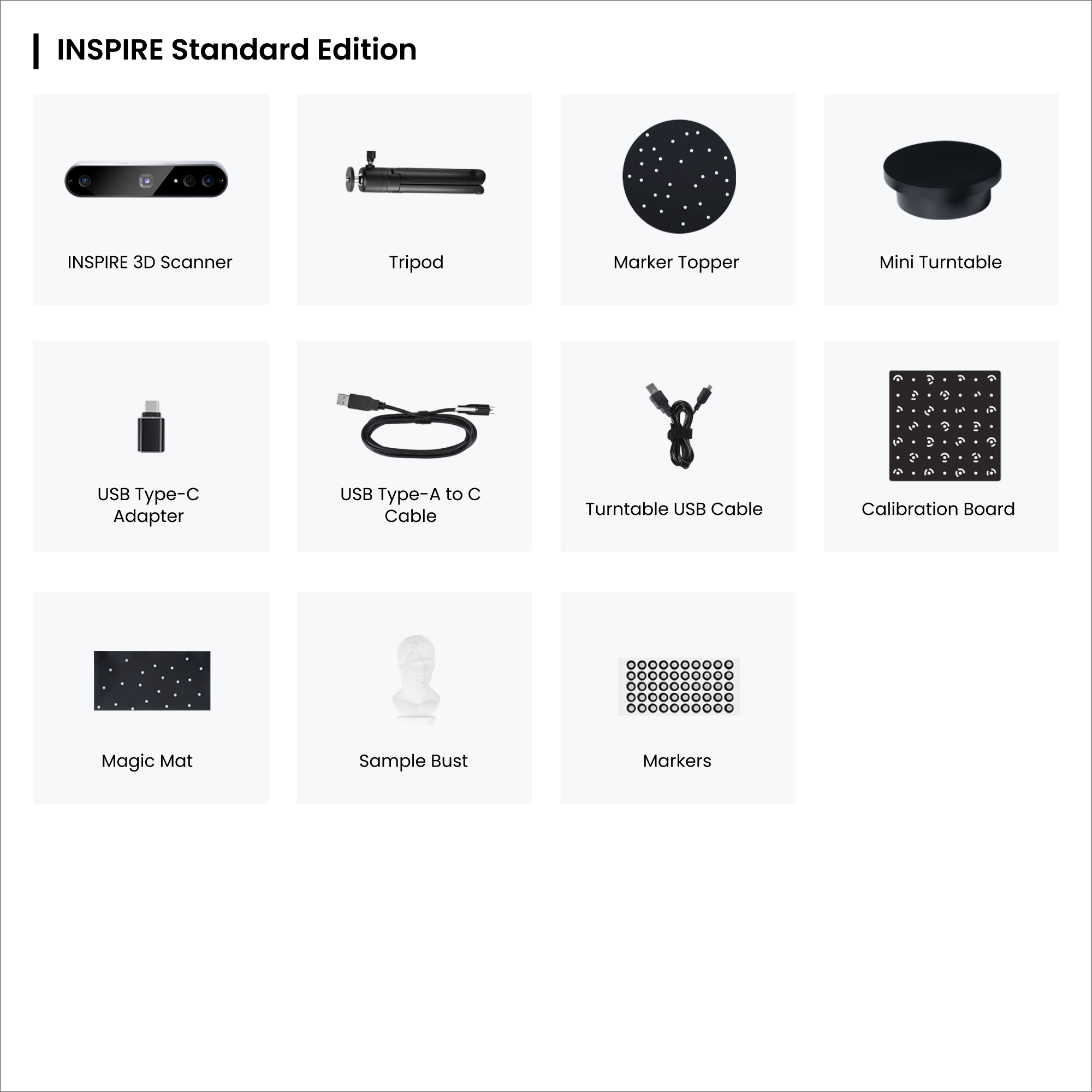 INSPIRE 3D Scanner Package