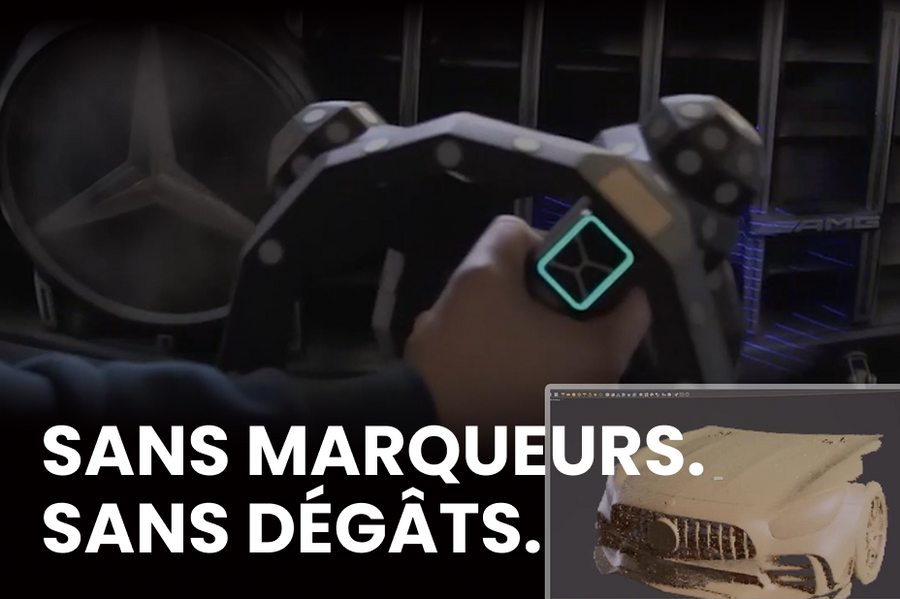 Numérisation 3D sans marqueurs pour des modifications auto plus rapides