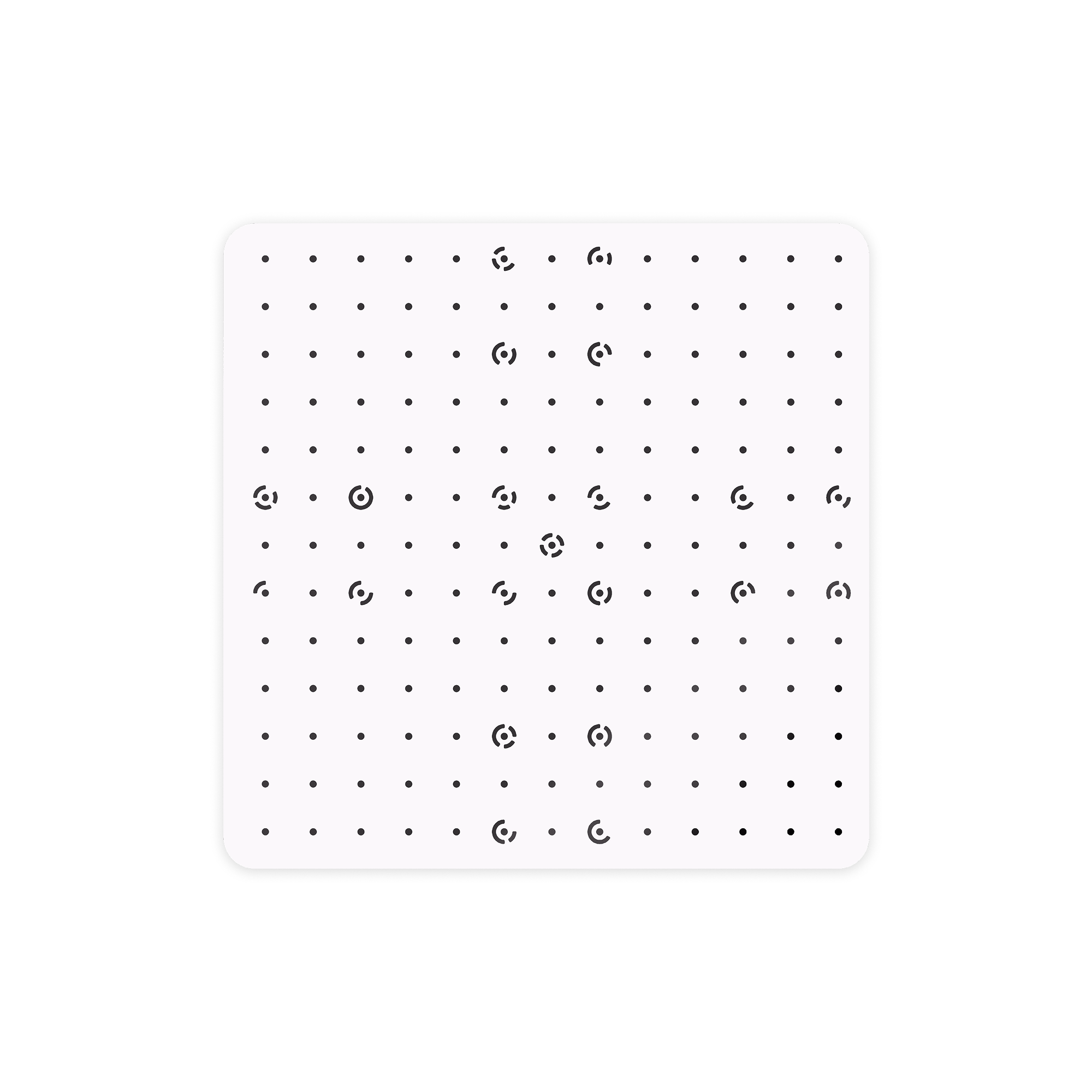 Glass substrate high precision coded calibration surface INSPIRE 2