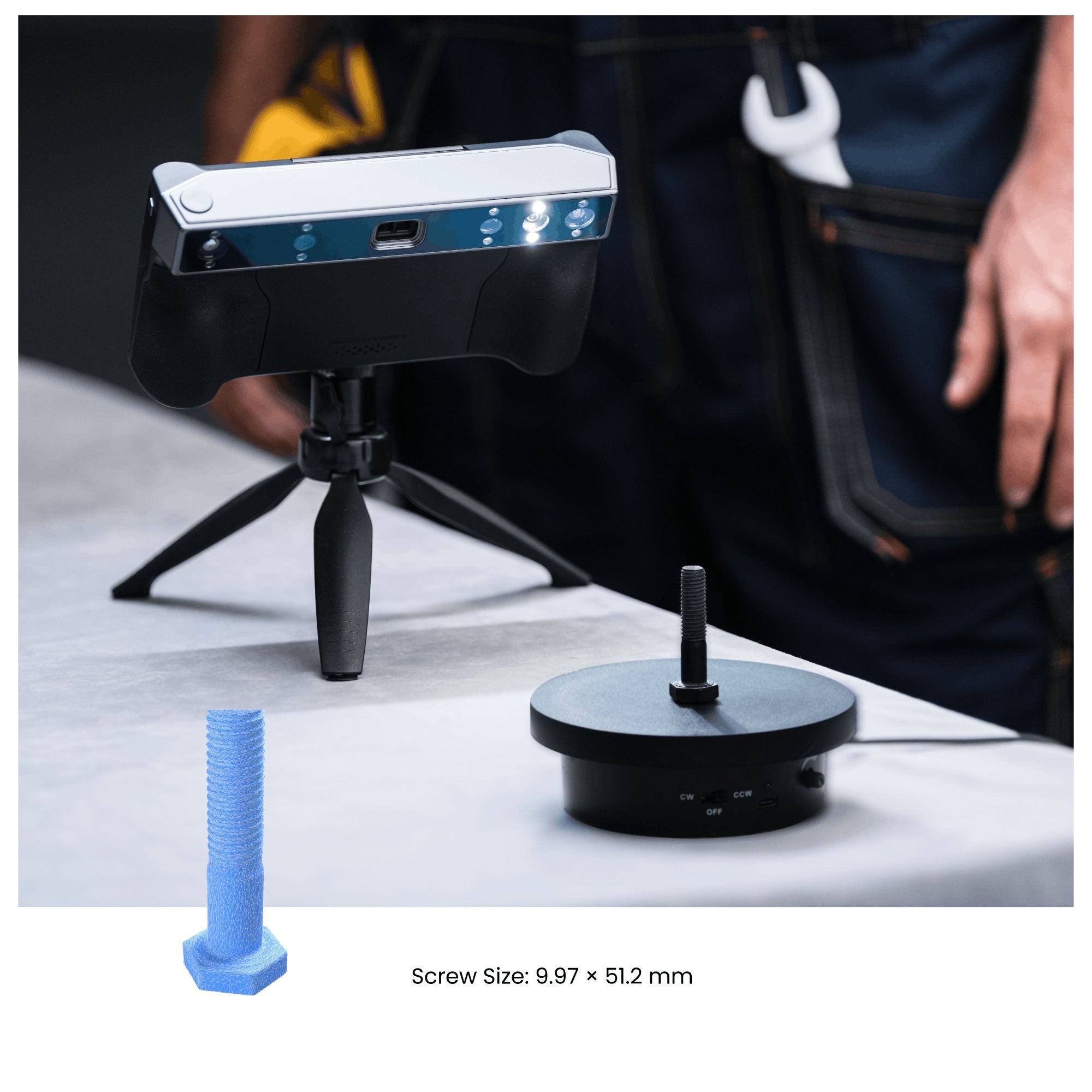 Revopoint MIRACO: Scanner 3D Autonome pour Petits et Grands Objets Scan