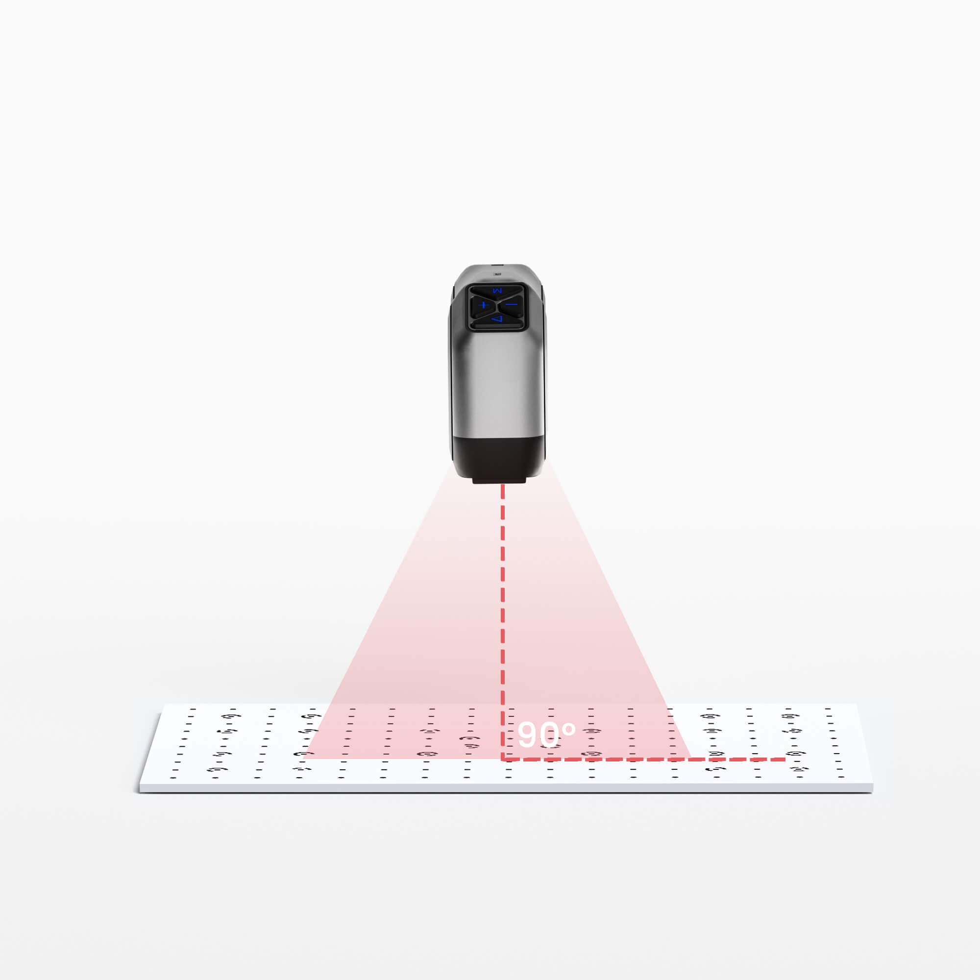 Glass substrate with a high-precision coded calibration surface for MetroX