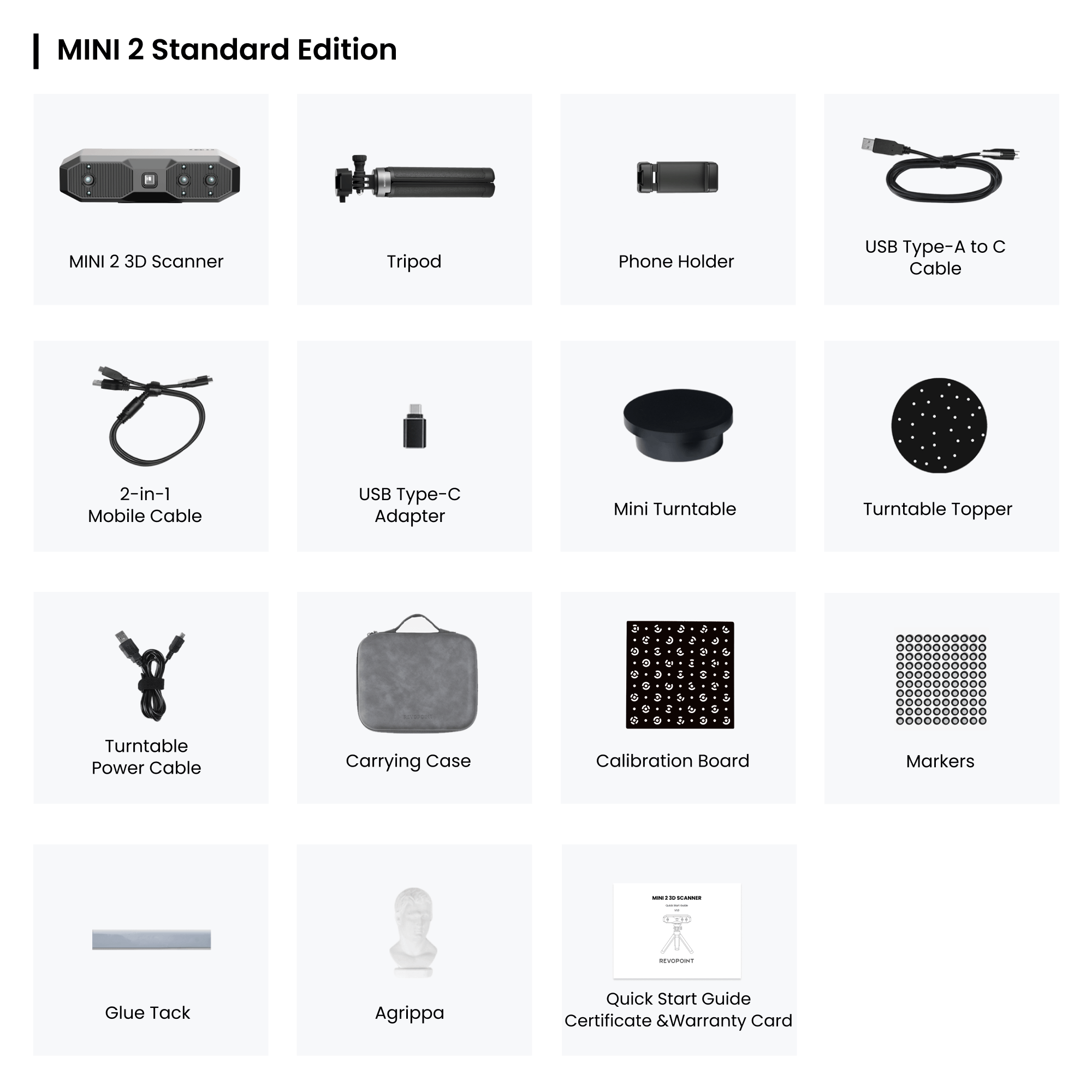 [Preorder] MINI 2 3D Scanner: Blue Light丨Precision 0.02 mm