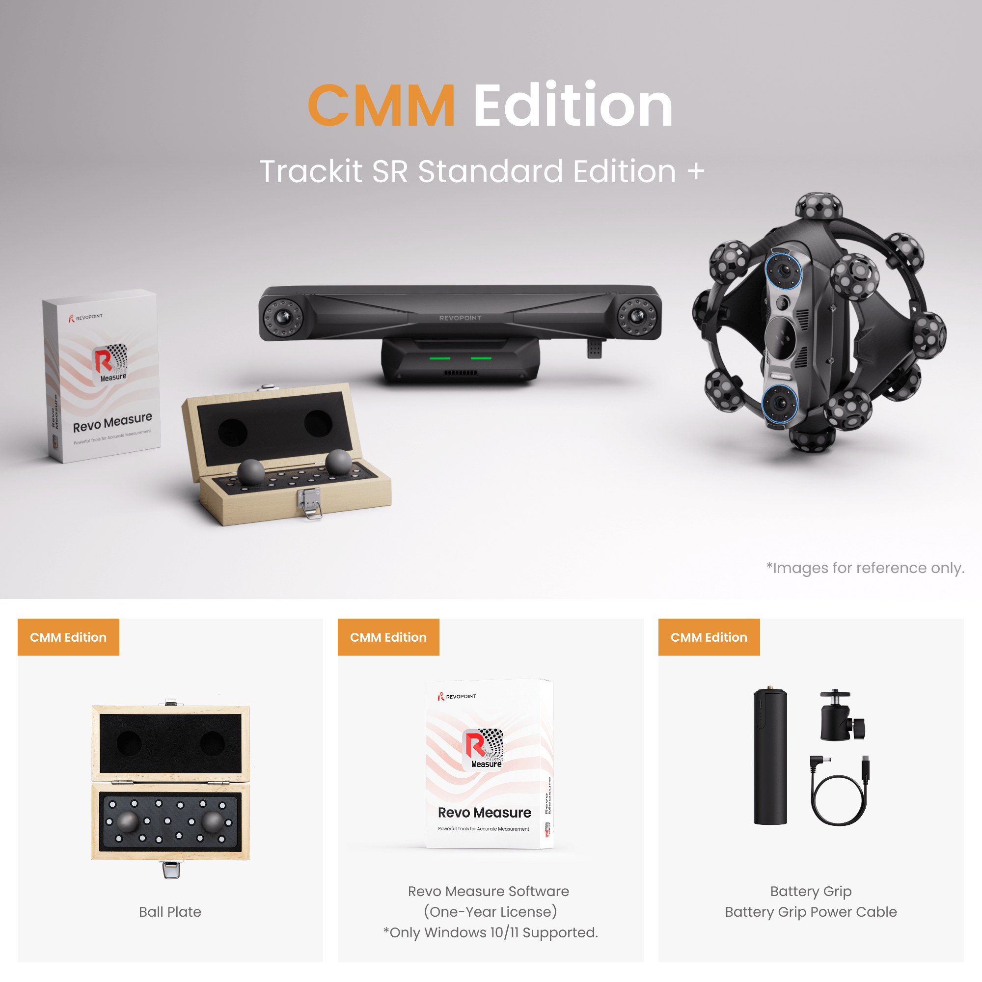 Revopoint Trackit SR: Wireless Optical Tracking 3D Scanner for Marker-free Scans