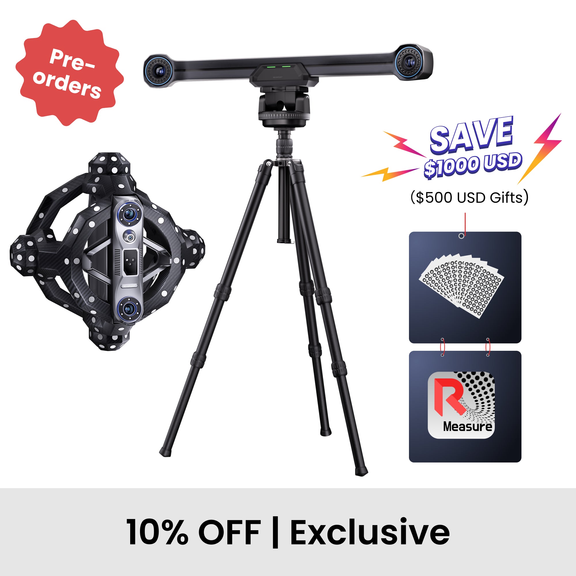 Revopoint Trackit 3D Scanner | Marker-Free Optical Tracking