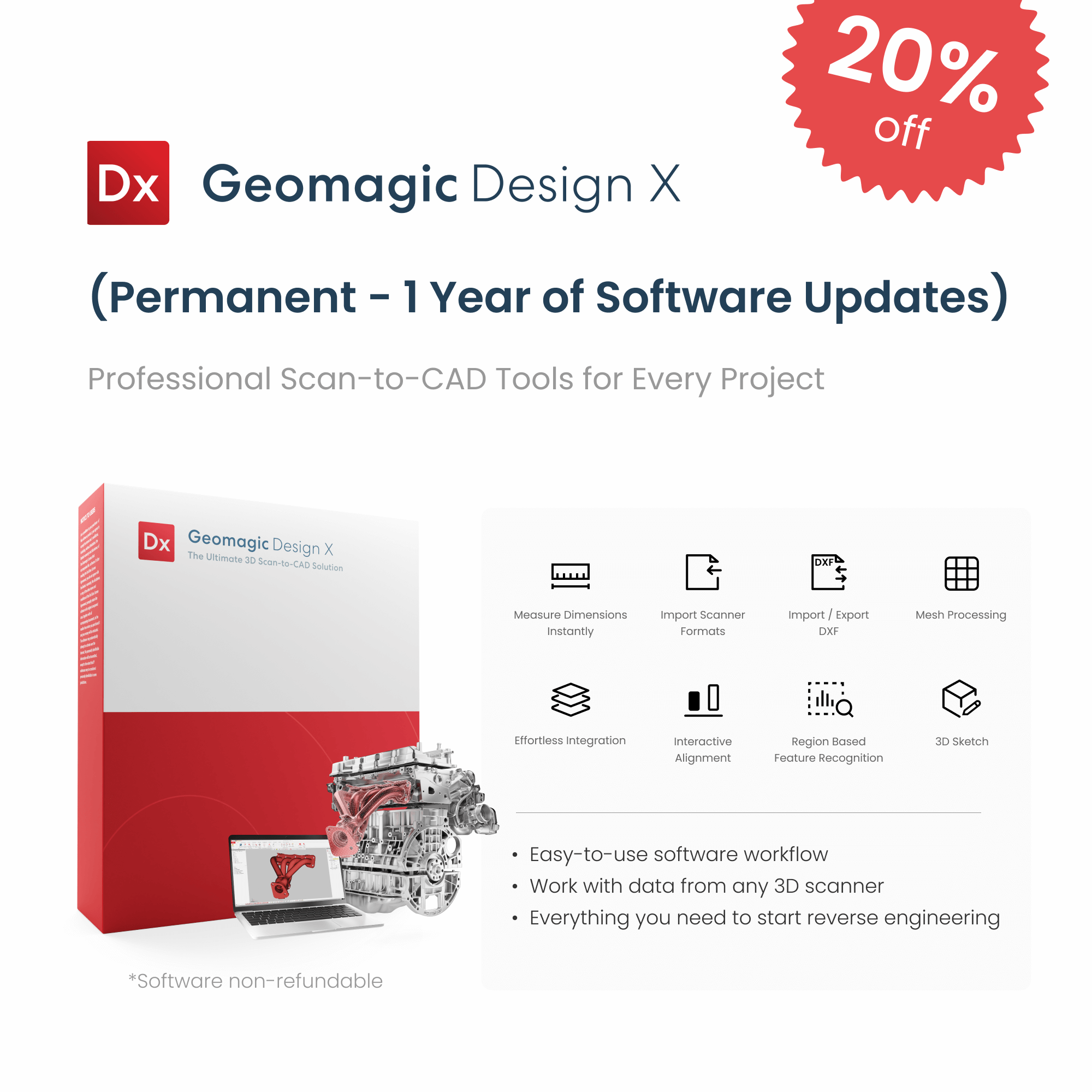 Geomagic Control X & Design X | 3D-Inspektions- & Reverse-Engineering-Software