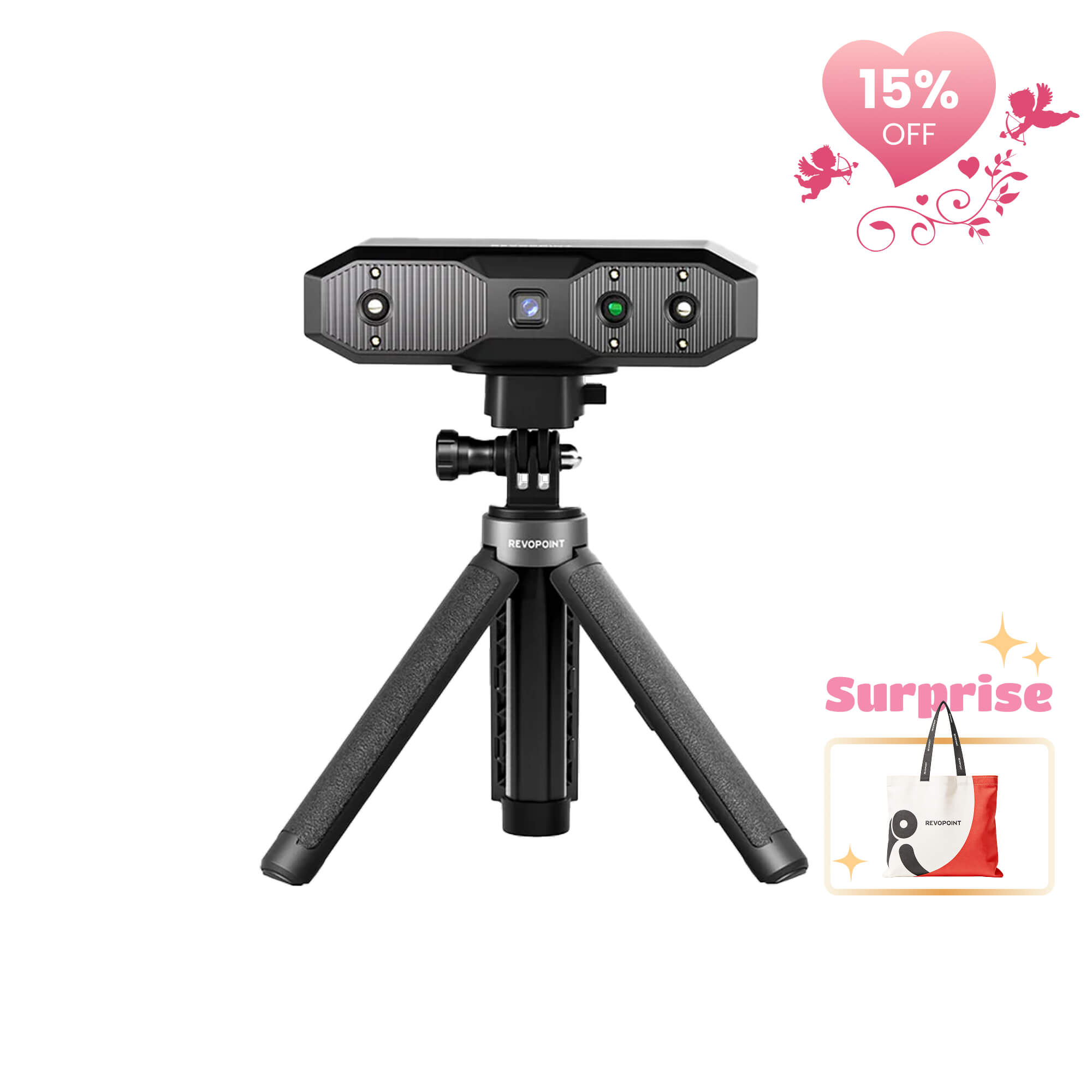 Revopoint MINI 2: Blue Light High-Precision 3D Scanner