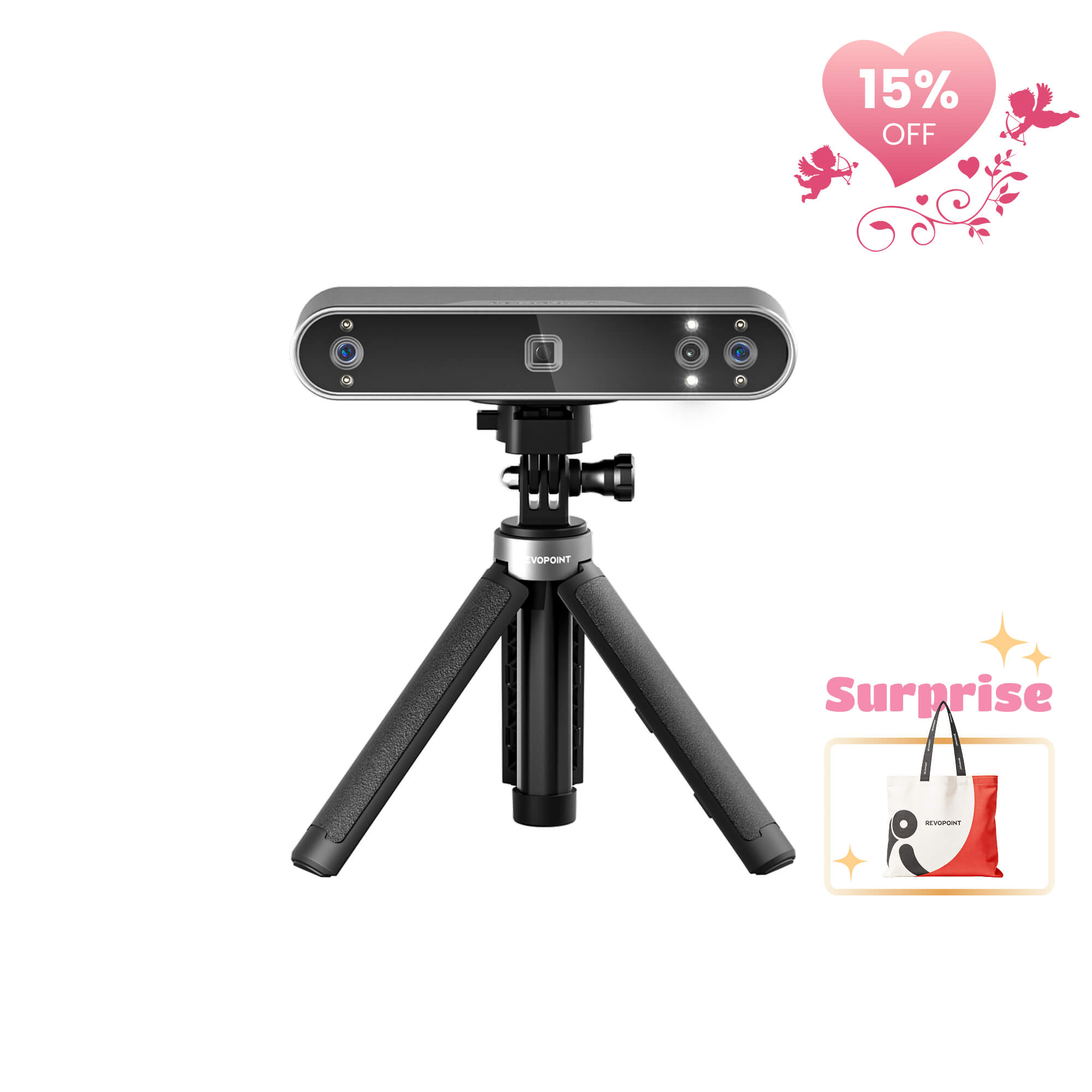 Revopoint POP 3 Plus: Portable 3D Scanner for Vibrant Color Scans