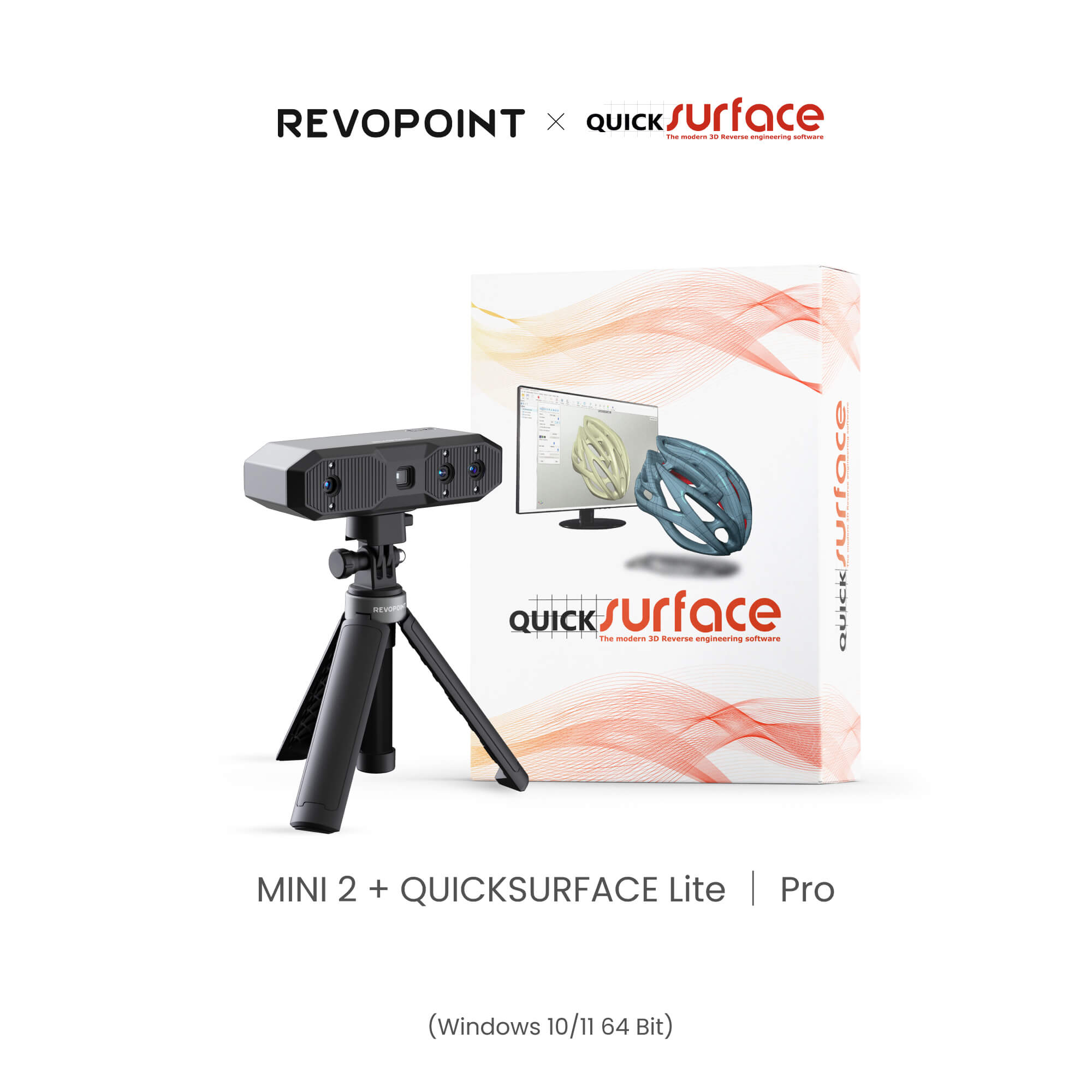 QUICKSURFACE Lite & Pro - fast and easy to ready for reverse engineering workflows.