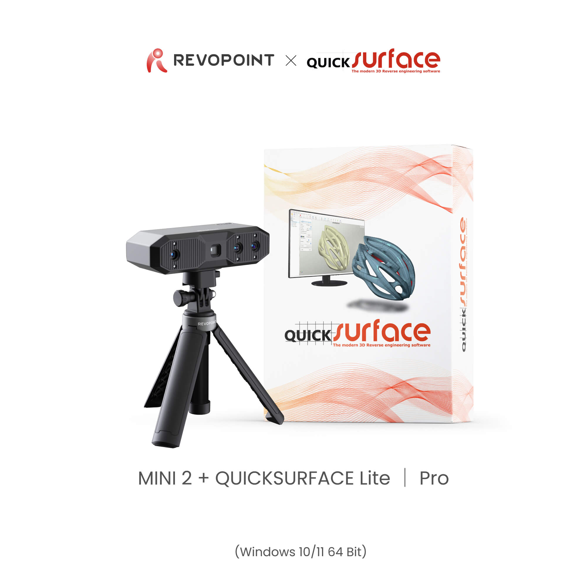 QUICKSURFACE Lite & Pro - fast and easy to ready for reverse engineering workflows.