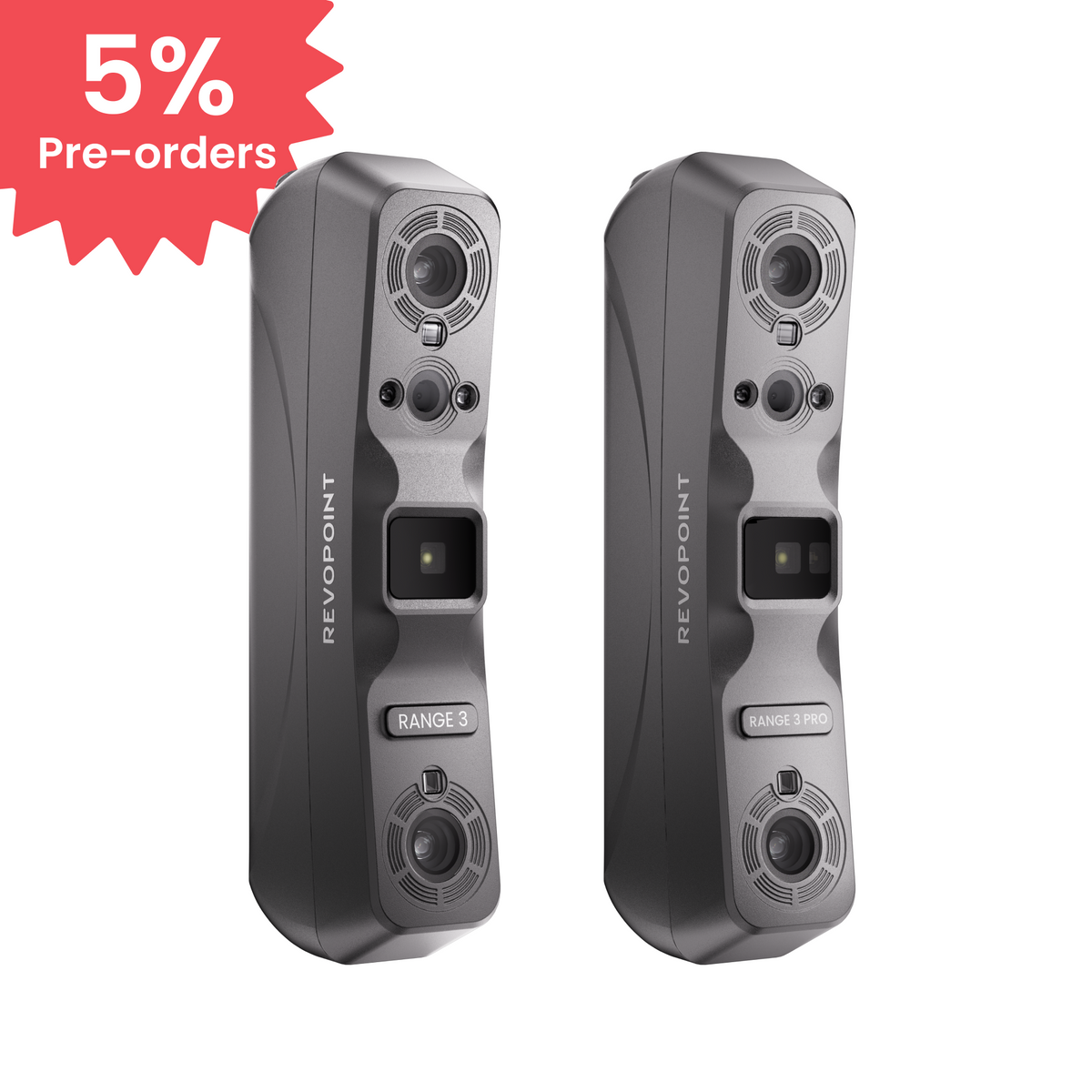 [Pre-order] Revopoint RANGE 3 & RANGE 3 Pro: Wireless VCSEL & Laser 3D Scanner for Small to Large Objects