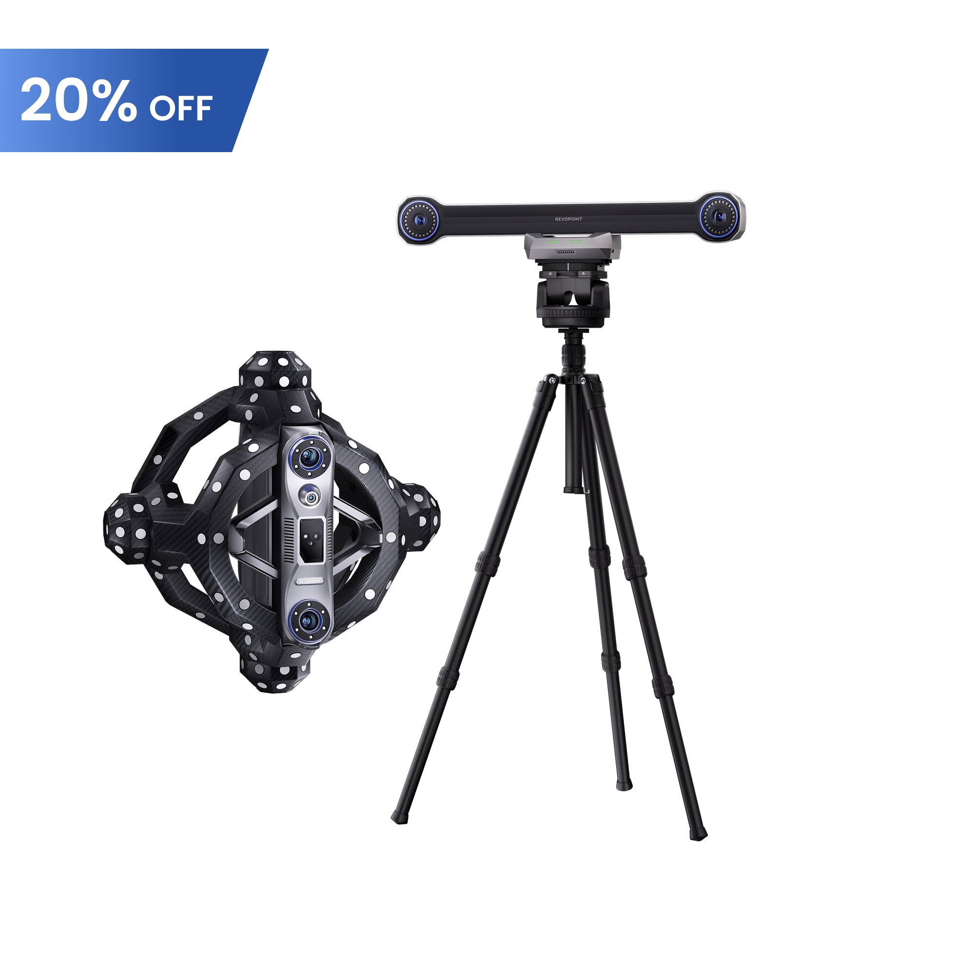 Trackit Optical Tracking Scanner Marker free Scans