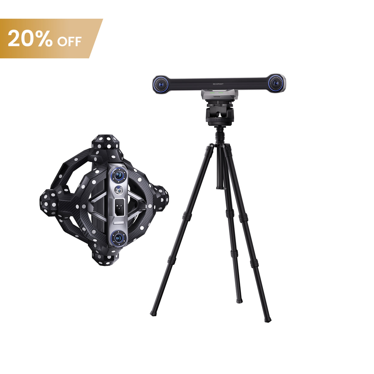 Revopoint Trackit: Optical Tracking 3D Scanner for Marker-free Scans