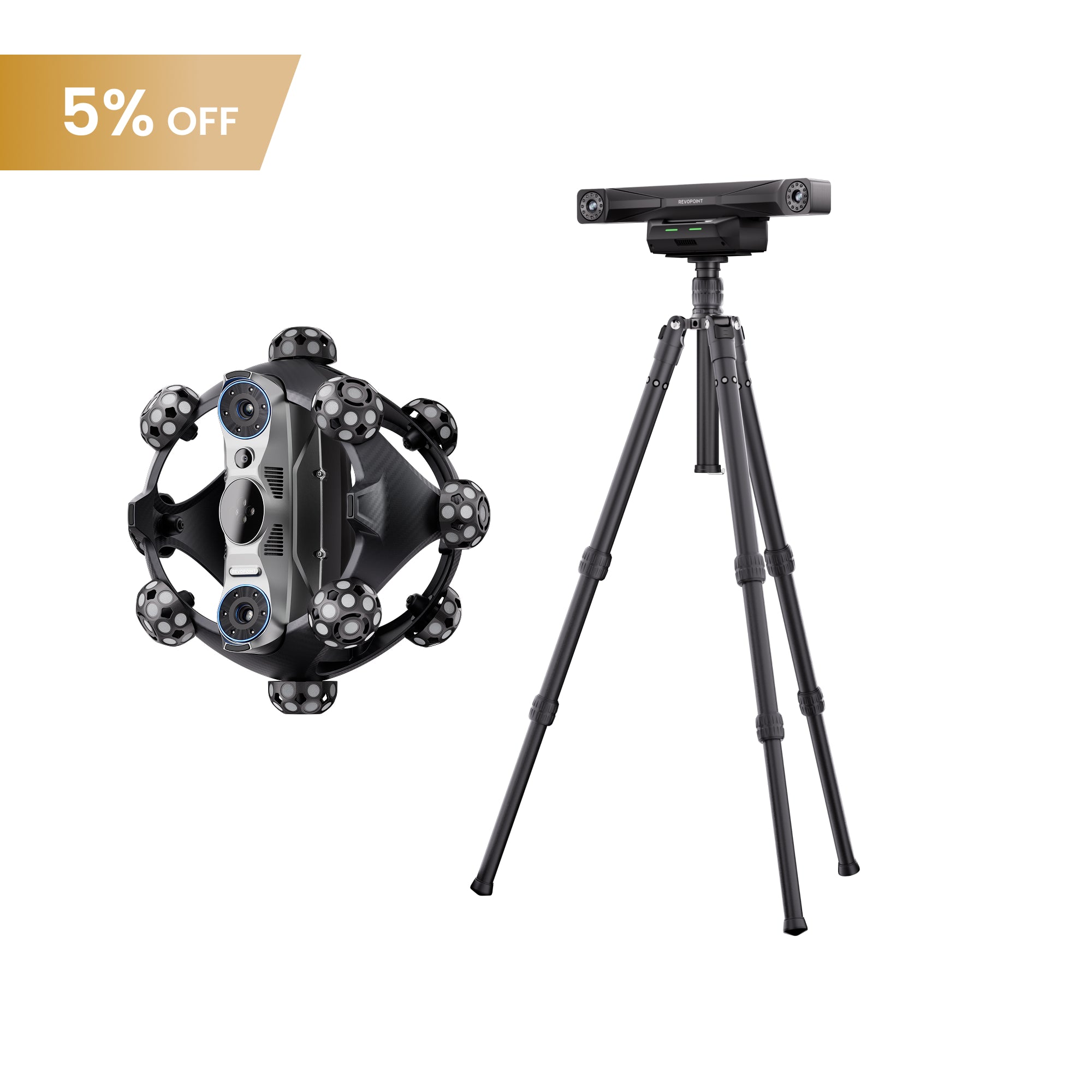 Revopoint Trackit SR: Wireless Optical Tracking 3D Scanner for Marker-free Scans
